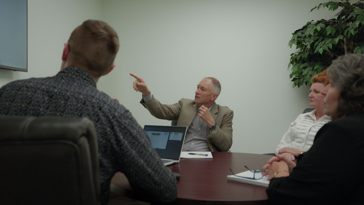 The Krips Financial team in a planning meeting